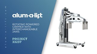 Rotating Powered Gripper with Interchangeable Jaws - Alum-a-Lift Project 33237