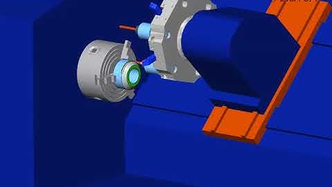 Mill Turn Face Milling with C Axis Open Pocket