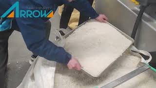 Twin screw extruder test 780kgph capacity artificial fortified rice kernel FRK processing line