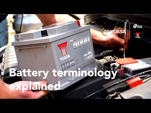 Understanding automotive battery terminology: Features and types