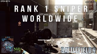 Bf4 Rank 1 Recon In The World. M40A5 Gameplay