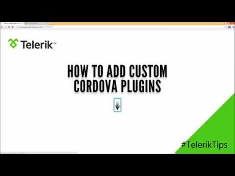 How to add custom Cordova plugins