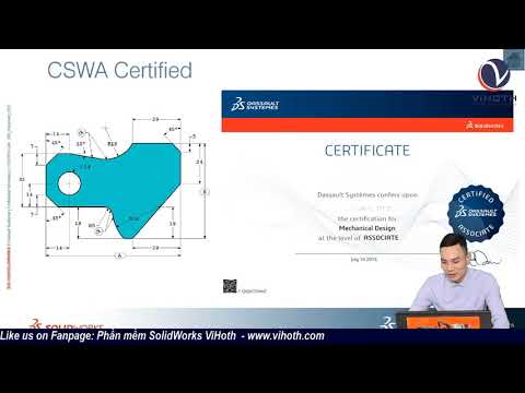 No 60: Hệ thống chứng chỉ quốc tế SOLIDWORKS