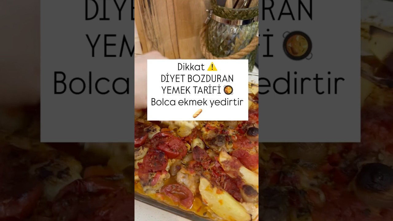 Ekmeği bana bana yiyeceğin bir yemek tarifi bırakıyorum 🍗👌