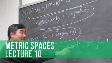 Metric Spaces 10: Holder