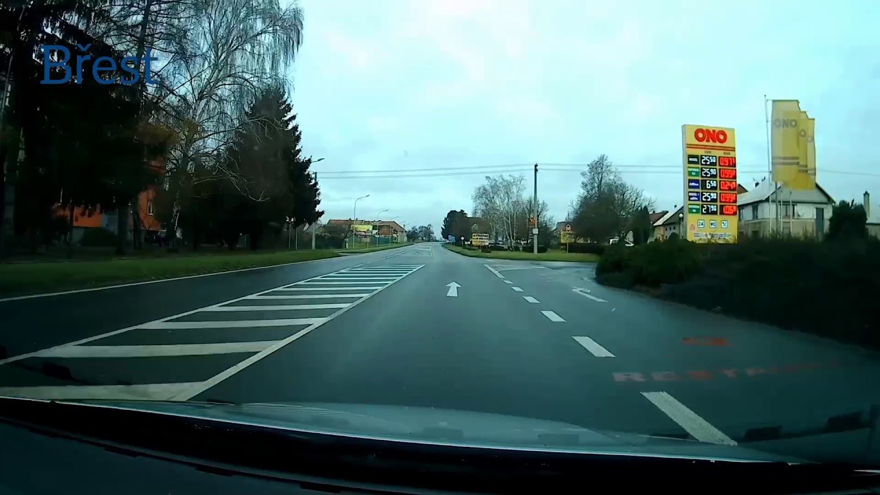 JÍZDA AUTEM ze Starého Města do Olomouce