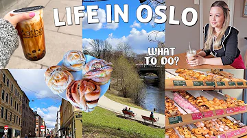 Day in the life working 9-5 in Oslo | Solo weekend, exploring the city - bakeries, bubble tea | VLOG