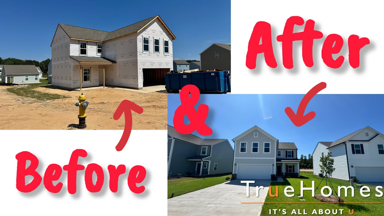 New Construction Home Tour | The Reeves by True Homes (Pre-Drywall to Fully Staged)