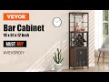 Vevor industrial bar cabinet for living room home bar homeimprovement