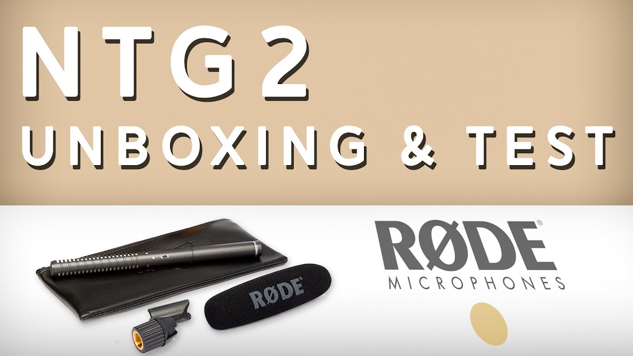 Rode NTG2 : Le micro shotgun par excellence !