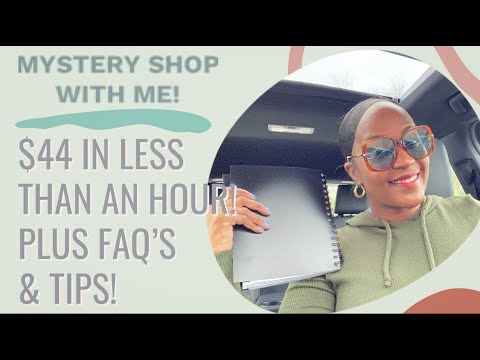 ? I MADE $44 IN 45 MINUTES! NO EXPERIENCE SIDE HUSTLE! + MYSTERY SHOP FAQ’S..