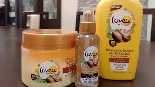 ريفيو شامبو@بلسم@سيرم لوفيا بزبدة الشيا للشعر #lovea_shampoo_review   #تجربتي_مع_شامبو_لوفيا