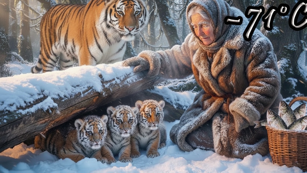 An Old Woman Was Asked for Help by a Mother Tiger. Then She Saved Her Cub | Yakutia –71°C