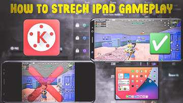 ✅HOW TO STRETCH IPAD BGMI  GAMEPLAY VIDEO | KINEMASTER IPAD GAMEPLAY VIDEO STRETCHING FEATURE