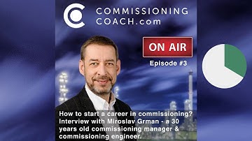 Commissioning Podcast #3 How to start a career as a Commissioning Engineer or Commissioning Manager?