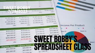 SWEET BOBBY'S SPREADSHEET CLASS screenshot 3