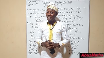 Simultaneous Equation (Part Two)