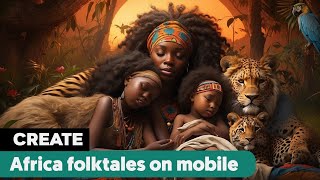 How to Create African FolkTale Story for Free with phone (Easy Method) screenshot 1