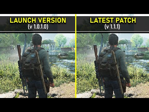 The Last of Us Part 1 | Launch Version (1.0.1.0) vs Latest Patch (1.1.1) | Performance Comparison