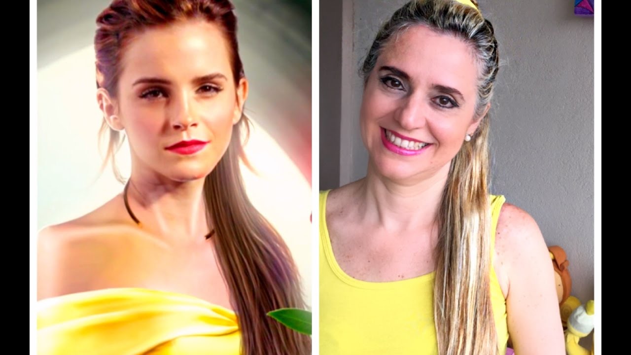 Penteados da Bela (Bela e a Fera/Beauty and the Beast) - Priscila Guedes -  thptnganamst.edu.vn