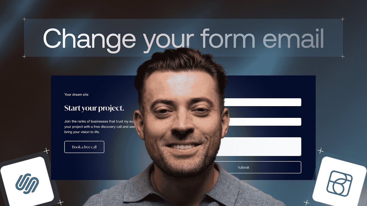 Change Form Submission Email Address on Squarespace - YouTube