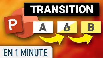 Ajouter des transitions entre les pages sur PowerPoint