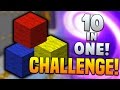 THE ULTIMATE SHOWDOWN!... | Minecraft 10-IN-ONE CHALLENGE