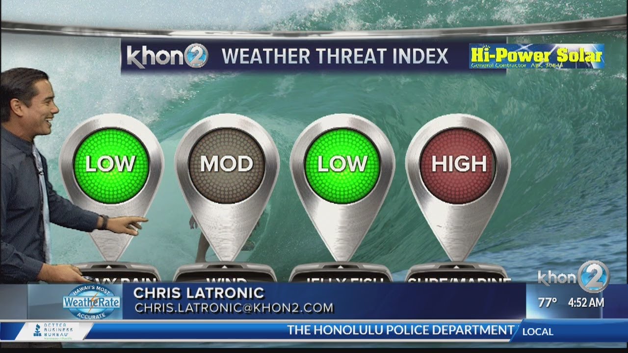 Moderate trade winds, with windward and mauka showers - YouTube