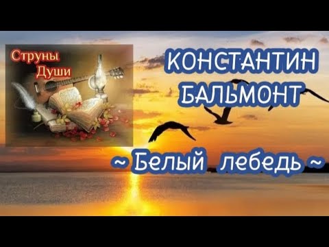 💫🍃КОНСТАНТИН БАЛЬМОНТ ~ Белый лебедь ~🍃💫