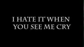 Halestorm Hate it when you see me cry (lyrics on screen)