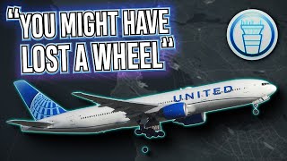 Wheel of Misfortune: United Airlines 777 Loses Wheel at San Francisco Airport! [ATC audio]