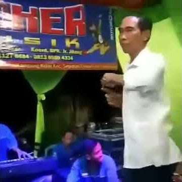 Jokowi Joget sawer habis di lantik (jokowi KW)