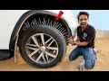 Nails Vs Fortuner Tyre - Puncture Test | 15 हजार का नुकसान 😔