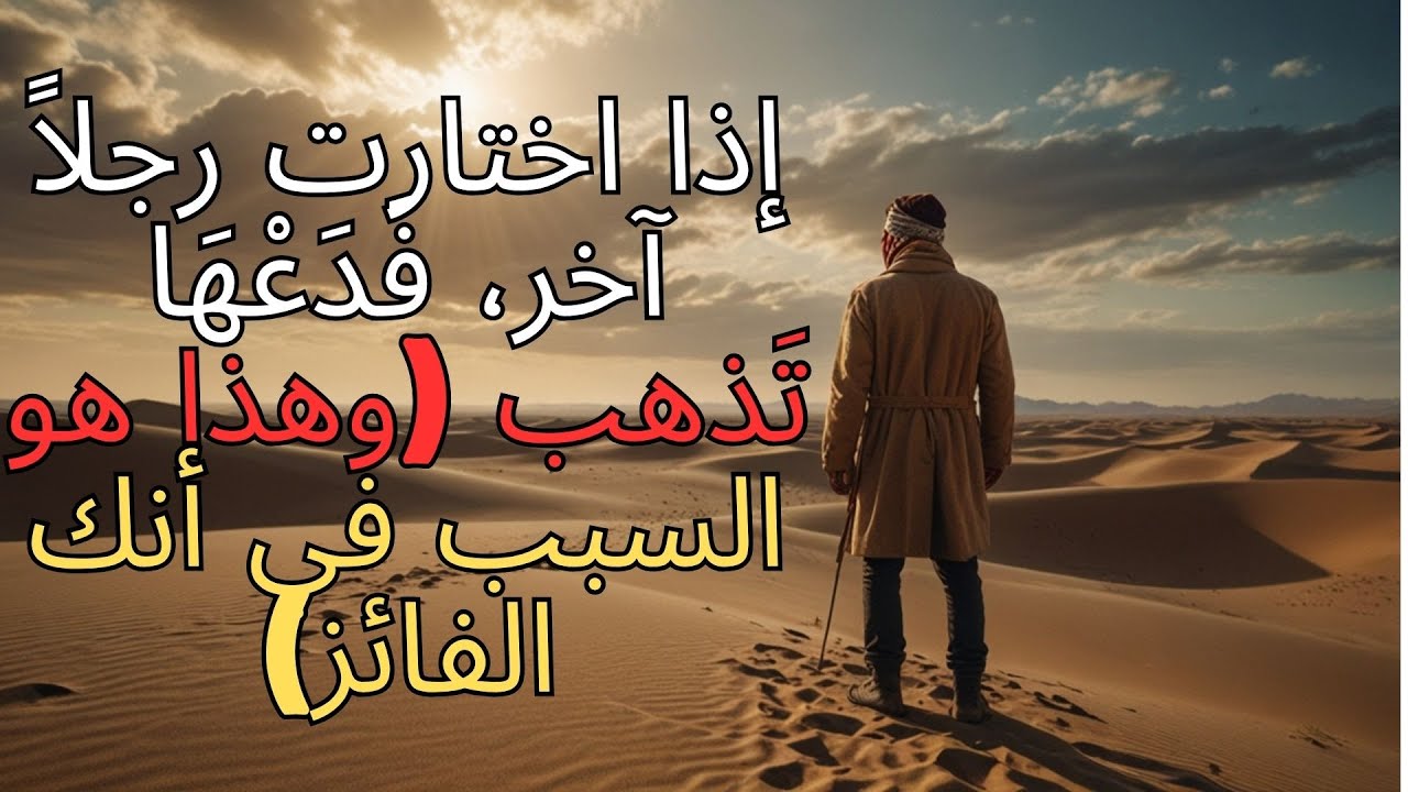 إذا اختارت رجلاً آخر، فَدَعْهَا تَذهب (وهذا هو السبب في أنك الفائز)
