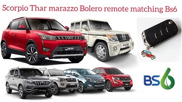 #Mahindra #Scorpio #bs6 #remote #matching programming kaise karen #KDx2 #Vvdi remote #generate Karen