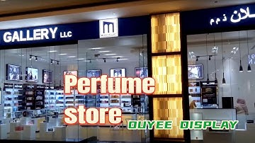Perfume Shop Interior Layout Decoration Design High End Perfume Rack Design of Perfume Shops