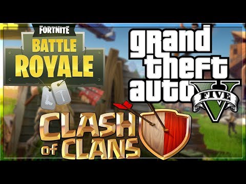 Saturday Live Stream Clash Of Clans Vs Fortnite Battle Royale Vs - saturday live stream clash of clans vs fortnite battle royale vs gta v discussion