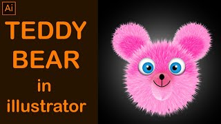 ~Hairy Bear~ in Adobe Illustrator For Beginners.