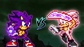 Multiverse Sonic V2 (all form) (New) VS Goku Black V2 (all form) in Jump Force Mugen