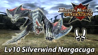 MHGen Lv10 Silverwind Nargacuga solo (Adept Dual Blades) - 8'34