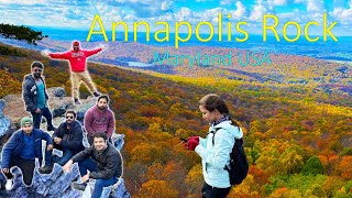 A Day With Friends I Fall Foliage Hike at Annapolis Rock Maryland USA