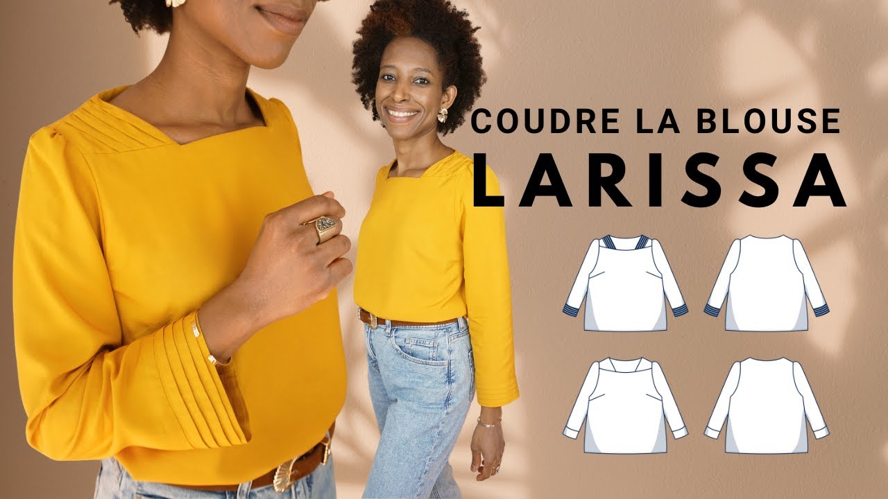 Coudre la blouse Larissa : le tuto