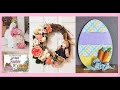 3 BUDGET FRIENDLY EASTER SPRING DECOR DIY&#39;S  | Dollar Tree Egg Project | Thrift Flip Wreath Beginner