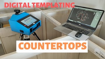 Measuring a Quartz Countertop with a Prodim Proliner/Digital Templating