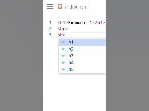 Leave Space between two items using One Line HTML Code | HTML Basics ...