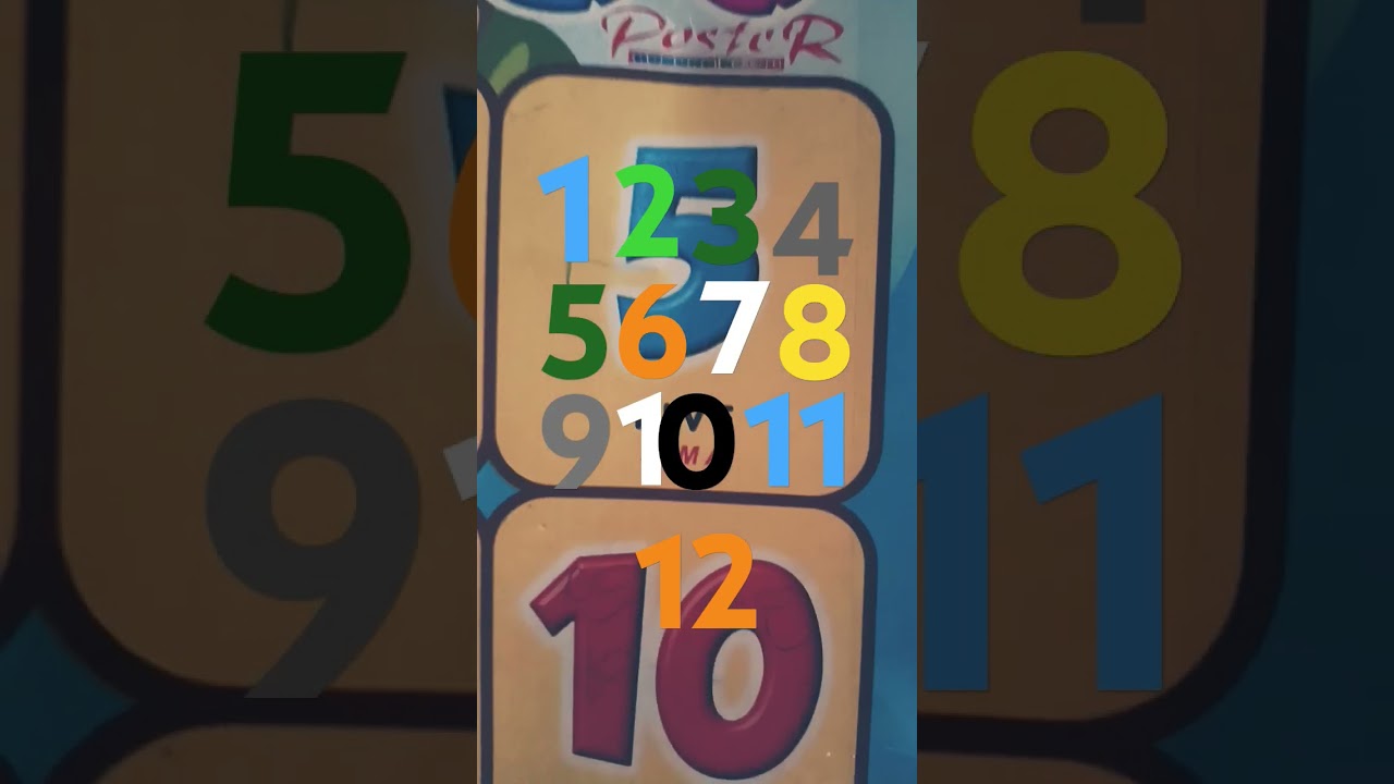 Numbers 1-12