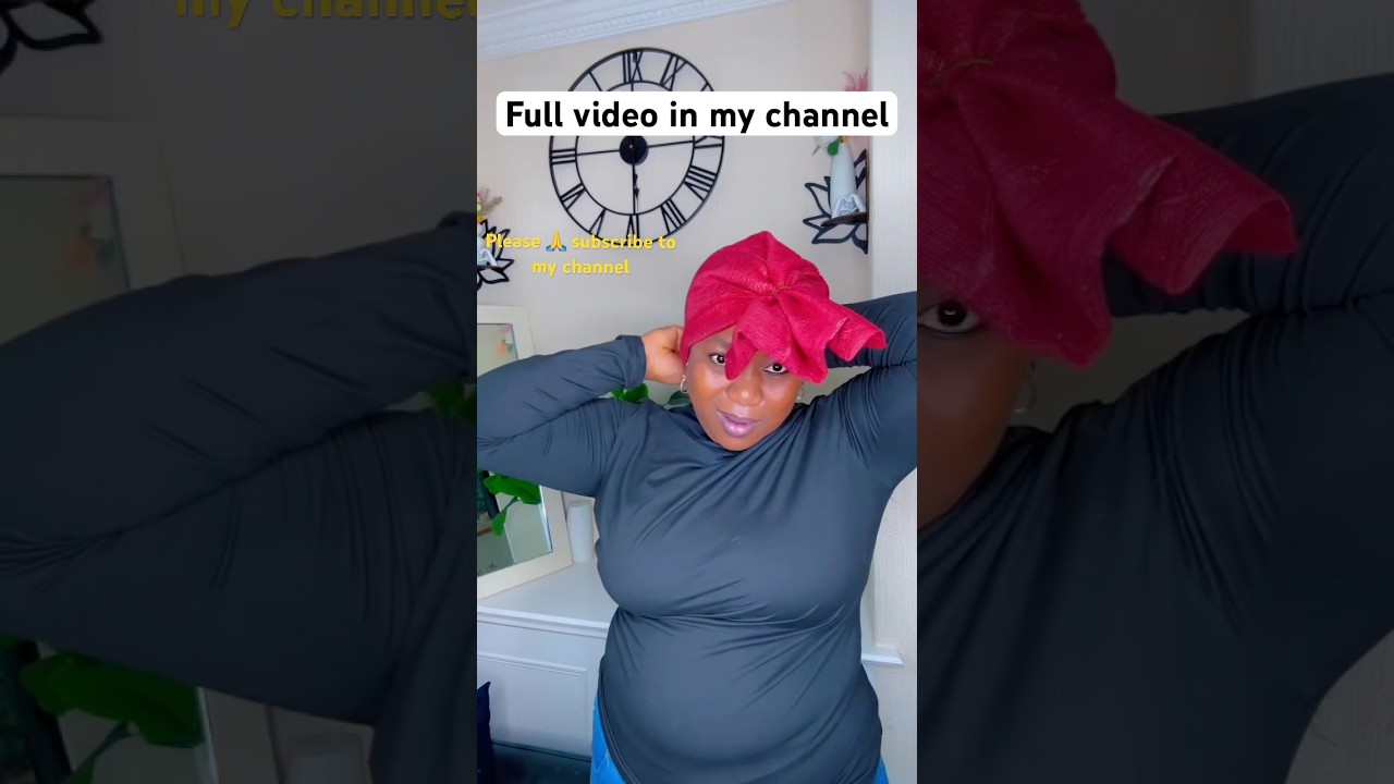 Two simple styles gele tying 