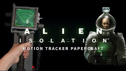Alien Isolation Motion Tracker Papercraft Scale 1:1 Replica