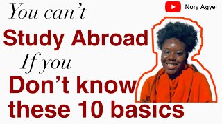 10 Basic things to know if you are new to international school & scholarship applications