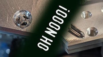 Milling Out a Broken Tap With an End Mill